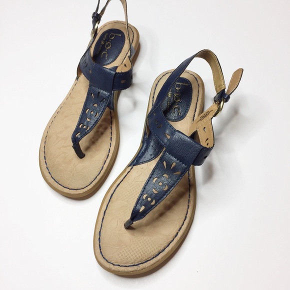 boc navy sandals